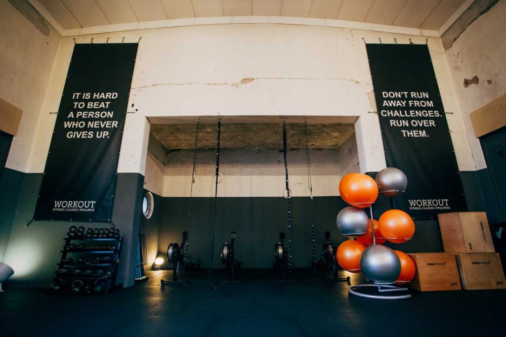 Locatie THE GYM overview